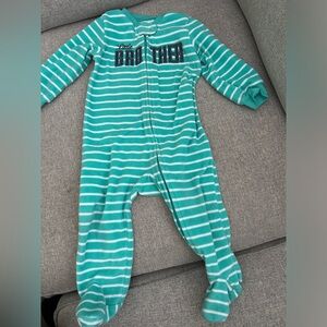 Carter’s Striped Little Brother Baby Onesie